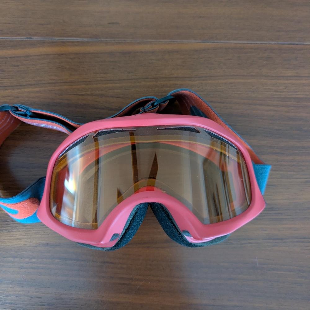 Oakley Goggles Ski Red Signature Series Snow Goggle Pre Owned